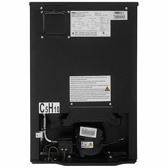 Danby DAR026A1BDD Mini Refrigerator Black, 2.6 cu ft Total Capacity, 4 Shelves, Energy Star Certified - KVM Tools Inc.KV10N668