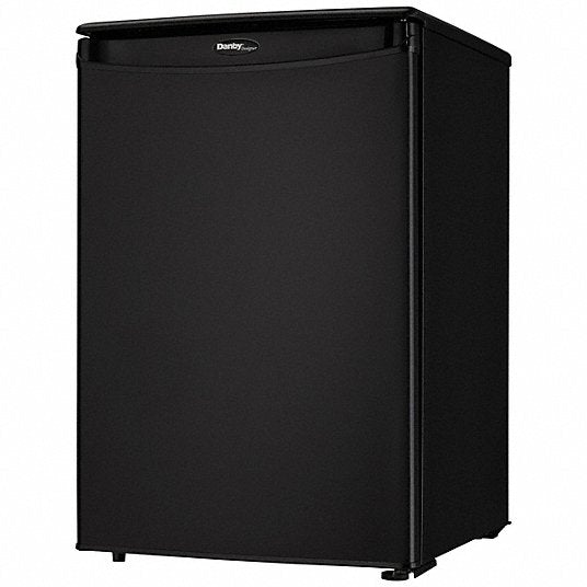 Danby DAR026A1BDD Mini Refrigerator Black, 2.6 cu ft Total Capacity, 4 Shelves, Energy Star Certified - KVM Tools Inc.KV10N668