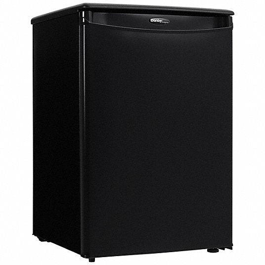 Danby DAR026A1BDD Mini Refrigerator Black, 2.6 cu ft Total Capacity, 4 Shelves, Energy Star Certified - KVM Tools Inc.KV10N668