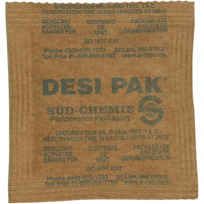Approved Vendor DES103 Clay Desiccants 550 PK