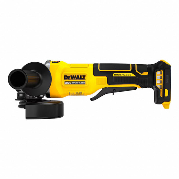 DEWALT DCG408B Angle Grinder, 4 1/2 in Wheel Dia, Brushless Motor, 20V DC, Std Head, Barrel Grip Grip, 20V MAX*