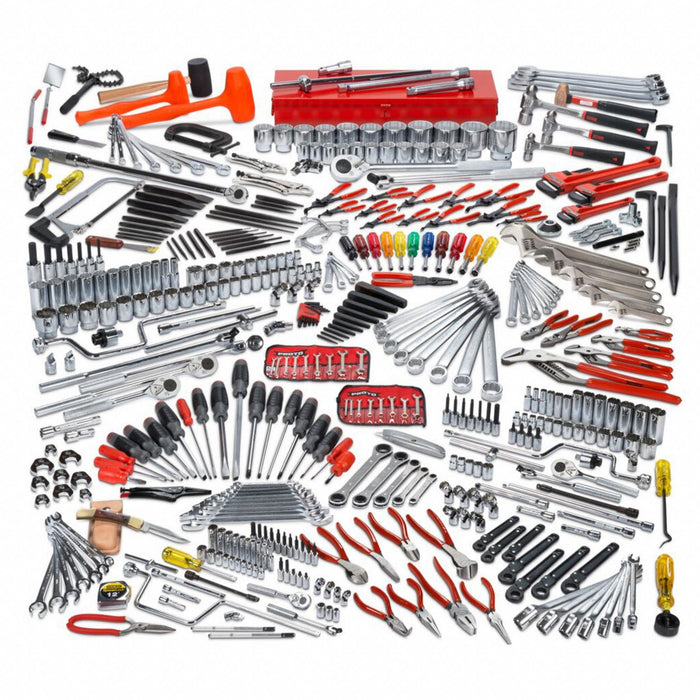Proto J99720 Master Tool Set, 453 Total Pcs, SAE, 1/4 in/3/8 in/1/2 in/3/4 in Socket Drive Size
