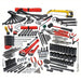 Proto JTS - 0172RR Railroad Tool Set 203 Total Pcs, SAE, 1/4 in/3/8 in/1/2 in Socket Drive Size - KVM Tools Inc.KV1UDY3