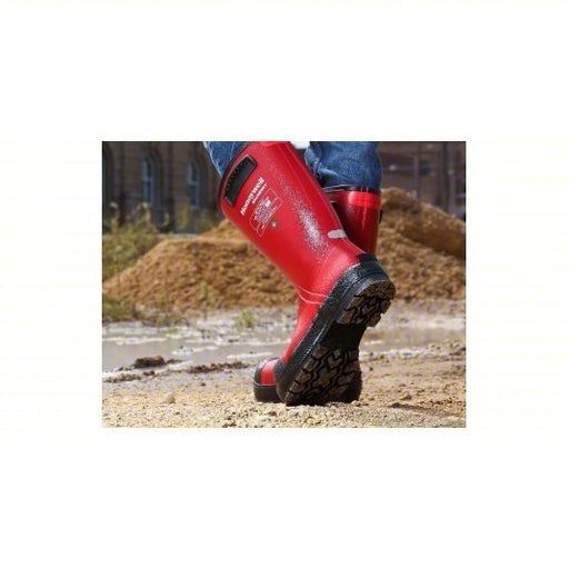 Salisbury 52000 08 - ES Dielectric Rubber Boots, Electrigrip Non Slip Sole, Red, 8 - KVM Tools Inc.KV804KZ5