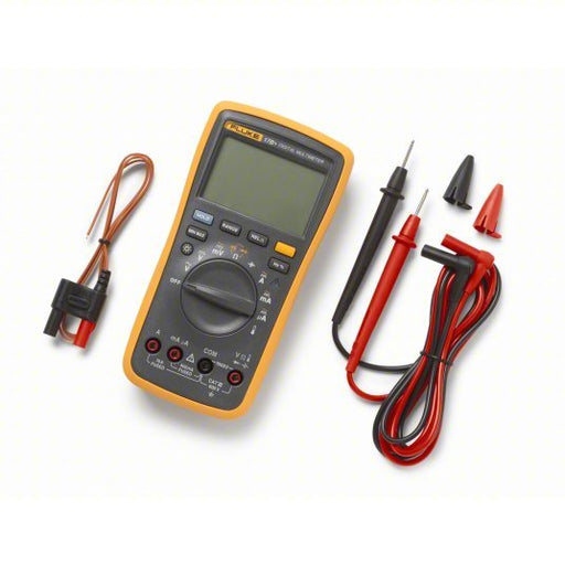 FLUKE - 17B+ ESP Digital Multimeter CAT III 600V, Avg, 1,000 V Max AC Volt Measurement, 4,000, LCD - KVM Tools Inc.KV825MX1