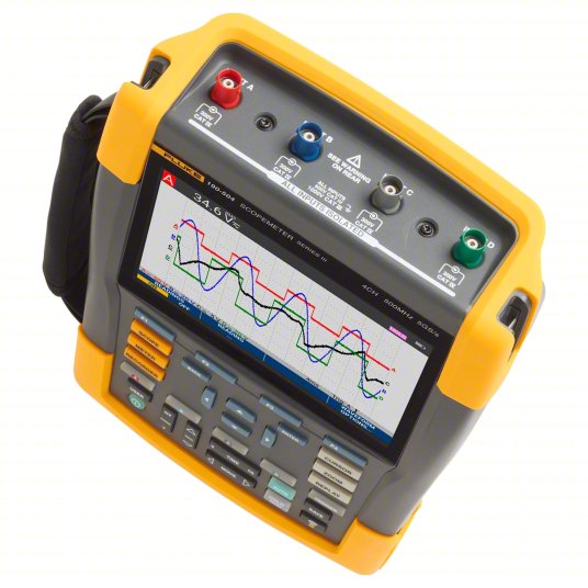 Fluke FLUKE-190-504-III Handheld Oscilloscope Portable Handheld Digital Oscilloscopes, Fully Isolated, Auto, True RMS