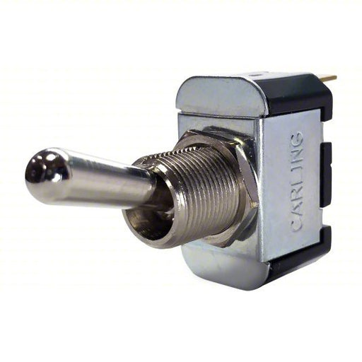 Carling 6FC54 - 73 Toggle Switch, SPDT, 3 Connections, Momentary On/Off/Momentary On, 3/4 hp, 10A @ 250V AC - KVM Tools Inc.KV4X203
