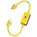 Hubbell GFPST3C20M Circuit Guard Portable GFCI Line Cord, Manual Reset, 20 A, 120V AC, 3 ft