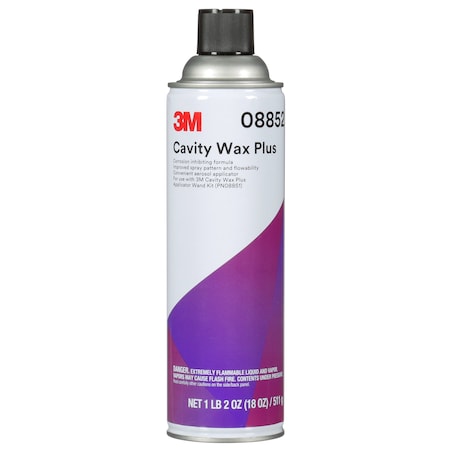3M 08852 Cavity Wax Plus, 1.17 lb (531 g), PK4
