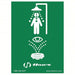 Haws SP178 Safety Eyewash Shower Sign Plastic, Mounting Holes Sign Mounting, Not Retroreflective, 0.1 in Thick - KVM Tools Inc.KV178U16