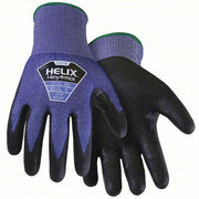 Hexarmor 2076-S (7) Coated Gloves: S, ANSI Cut Level A6, Palm, Dipped, Polyurethane, HPPE ( 13 ga ), 1 PR - KVM Tools Inc.KV489X55