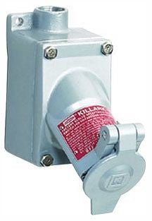 Killark UGR3 - 20231QW Hazardous Location Receptacle - 3 Wire, 20 Amp - KVM Tools Inc.KVUGR3-20231QW