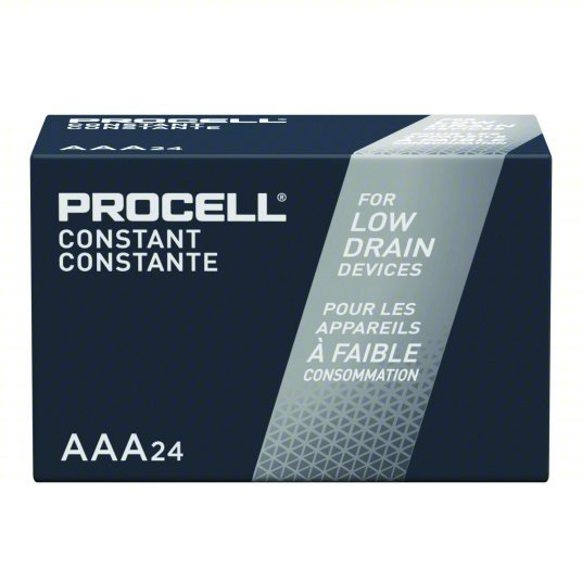 Duracell Battery AAA, Everyday, Alkaline, 1.5V DC, Procell Constant, 24 PK - KVM Tools Inc.KV5LE25