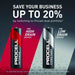 Duracell PC1500BKD Battery AA, Everyday, Alkaline, 1.5V DC, Procell Constant, 24 PK - KVM Tools Inc.KV5LE23