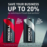 Duracell Procell PC1400 Battery C, Everyday, Alkaline, 1.5V DC, Procell Constant, 12 PK - KVM Tools Inc.KV5LE22