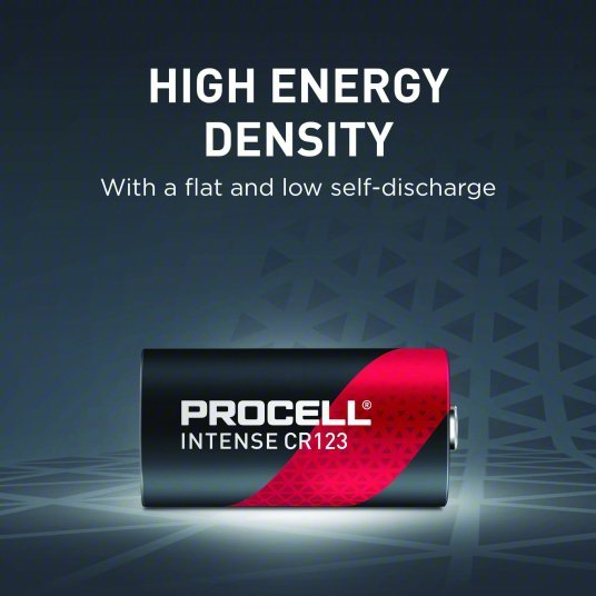 Duracell PL123 Battery 123 Battery Size, Lithium, 1,600 mAh Capacity, 3V DC, 12 PK - KVM Tools Inc.KV11W123