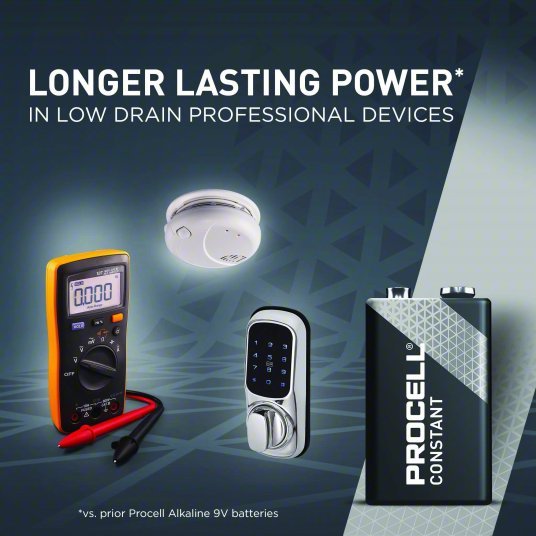 Duracell Procell PC1300 Battery D, Everyday, Alkaline, 1.5V DC, Procell Constant, 12 PK - KVM Tools Inc.KV5LE21
