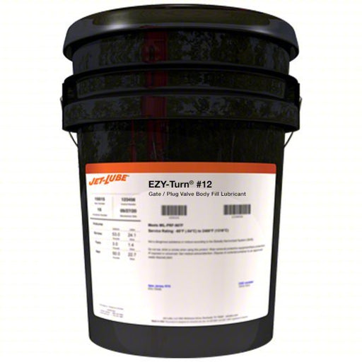Jet-Lube 95516 Gate Valve Sealant 0°F to 250°F, 5 gal, Pail, Brown - KVM Tools Inc.KV3RDL3