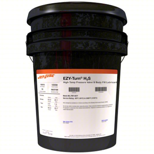 Jet-Lube 91016 Gate Valve Sealant 0°F to 400°F, 5 gal, Pail, Gray - KVM Tools Inc.KV3RDK8