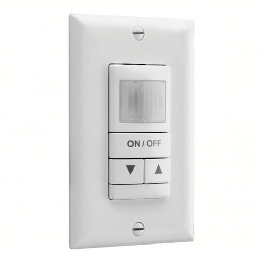 Occupancy Sensor WSX PDT WH, Fluorescent/Incandescent/LED, Hard Wired, 800W - KVM Tools Inc.KV20VE44