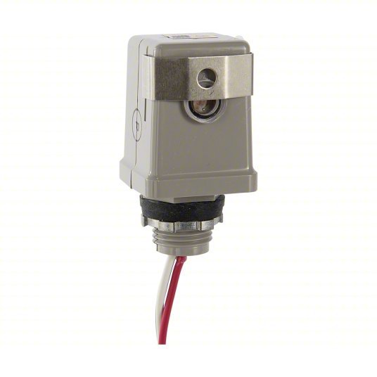 Intermatic K4123C Photocontrol Thread Stem Photocell Mounting, 1/2 in Stem Dia, SPST, 208 - 277V AC - KVM Tools Inc.KV5U788