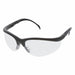 MCR Safety KD110 Klondike (KD1), Safety Glasses, Anti - Scratch, Clear Lens, Black Frame, Half Frame, 1 PR - KVM Tools Inc.KV892F76