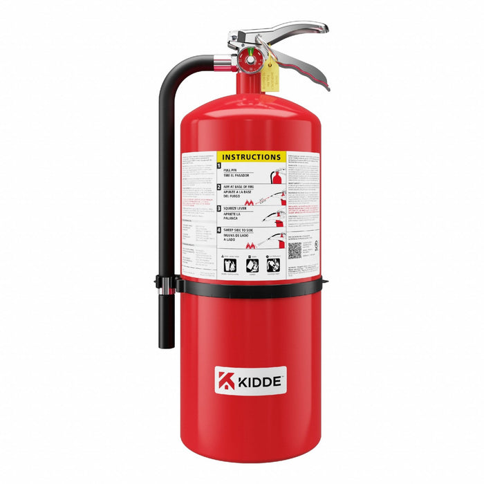 Kidde 21033506 Fire Extinguisher, 20 lb Extinguisher Capacity, 6-A:120-B:C, Monoammonium Phosphate