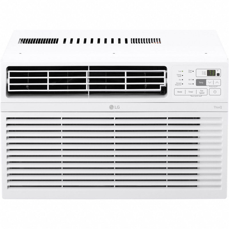 LG LW1017ERSM1 Window Air Conditioner, 400 sq ft – 450 sq ft, 10,000 BtuH, 115V AC, 5-15P, Cooling Only, Fixed