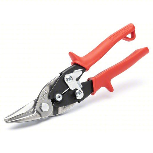 Crescent Wiss M1R Aviation Snip Left, 9 3/4 in Overall Lg, 1 1/2 in Cutting Lg, Steel, Plastic, Steel - KVM Tools Inc.KV4X863