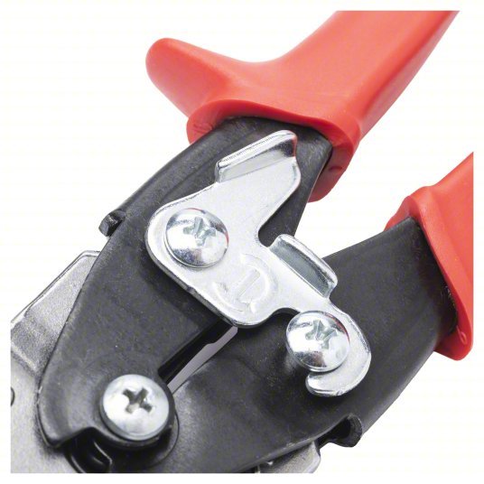 Crescent Wiss M1R Aviation Snip Left, 9 3/4 in Overall Lg, 1 1/2 in Cutting Lg, Steel, Plastic, Steel - KVM Tools Inc.KV4X863