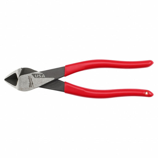 Milwaukee MT508 Dipped Grip Plier, Flush, Straight, Oval, 3/4 in Jaw Lg, 1 1/4 in Jaw Wd, 8 in Overall Lg, 6 - 8 in
