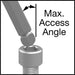 McMaster 90422A120 Stubby Ball - End High - Visibility L - Key Set 13 Pieces, Ball on Long Leg - KVM Tools Inc.KV90422A120