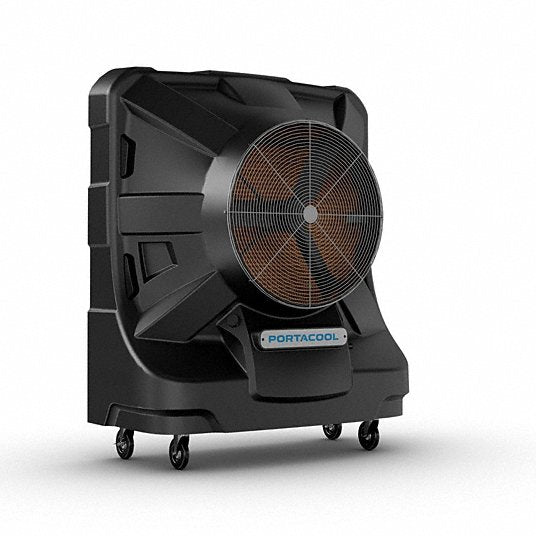 Portacool PACA40001A1 Portable Evaporative Cooler 4,000 sq ft, 5 - 15P, 120V AC, 77 in x 63 in x 33 in - KVM Tools Inc.KV824K92