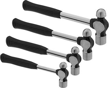 McMaster 3213N11 4 Piece Ball - Peen Hammer Set - KVM Tools Inc.KV3213N11