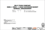 Billy Pugh OMB-2 (2) Person OSHA Man Basket 4' x 4' x 7' Sling Sold Separately - KVM Tools Inc.KVOMB-2