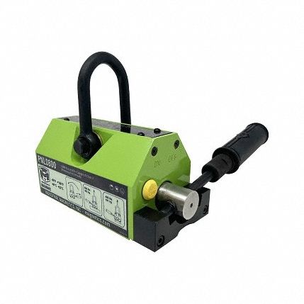 Mag-Mate PNL0800 Lifting Magnet, 800 lb Max Load Capacity, 800 lb Max Flat Load Capacity, On/Off Handle