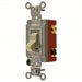 Hubbell HBL1224I Wall Switch Toggle Switch, 4-Way, Ivory, 20 A, Screw Terminals - KVM Tools Inc.KV5Z727