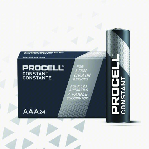 Duracell Battery AAA, Everyday, Alkaline, 1.5V DC, Procell Constant, 24 PK - KVM Tools Inc.KV5LE25