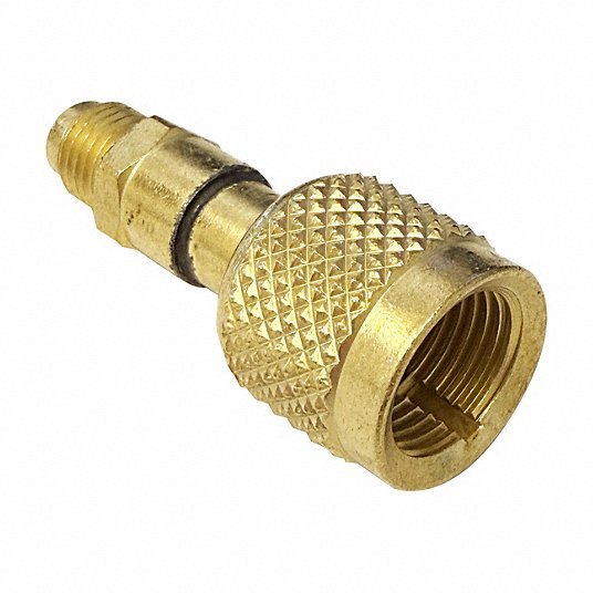 JB Industries QC - S64 Quick Coupler 3 in Lg, 180° Angle, Input 3/8 in Female SAE Right - Hand, A2L Compatible - KVM Tools Inc.KV3DXH6