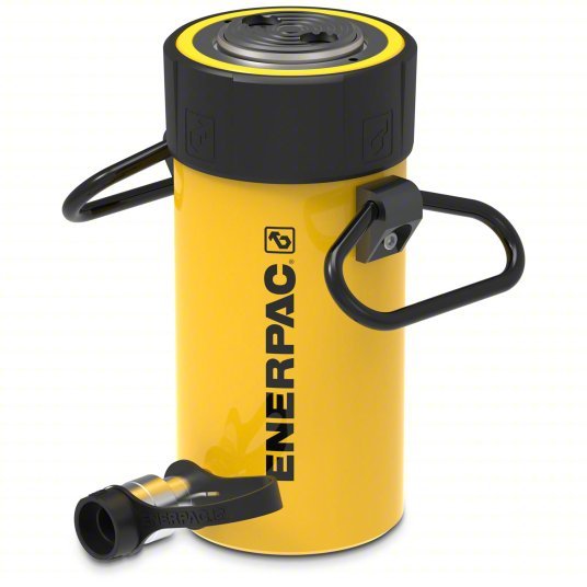 Enerpac RC506 Hydraulic Ram Single Acting, 50 ton Nominal Capacity, 6 in Nominal Stroke Lg, Steel - KVM Tools Inc.KV4Z489