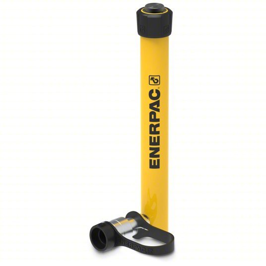 Enerpac RC59 Hydraulic Ram Single Acting, 5 ton Nominal Capacity, 9 in Nominal Stroke Lg, Steel - KVM Tools Inc.KV3KD51