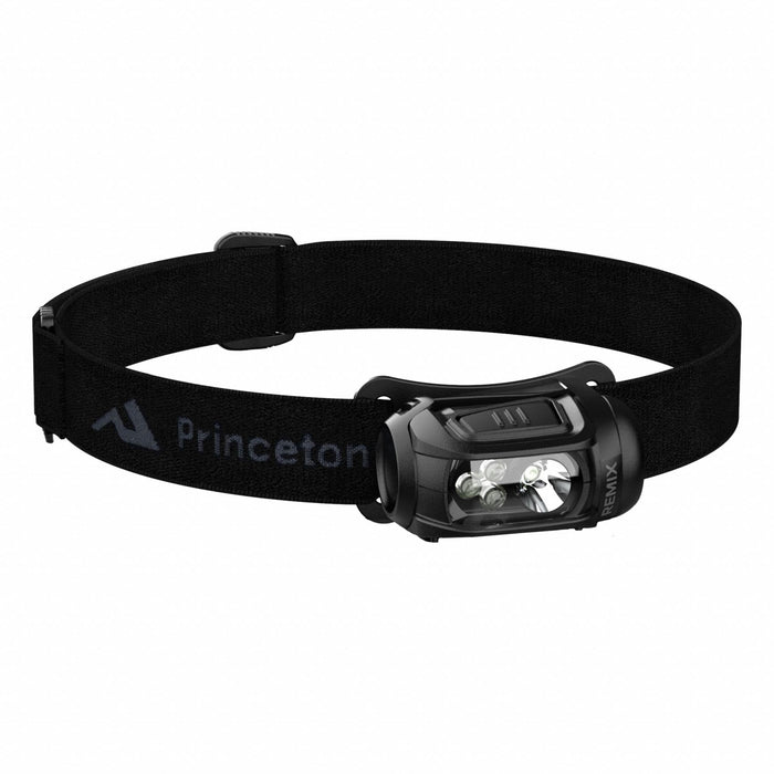 Princeton Tec RMX300-BK Headlamp, 450 lm Max Brightness, 130 hr Max Run Time, High/Low, 4 Light Output Levels