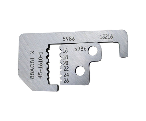 Ideal 45-1610-1 Replacement Wire Stripper Blade Set 16-26 AWG - KVM Tools Inc.KV25C642