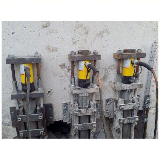 Enerpac RC506 Hydraulic Ram Single Acting, 50 ton Nominal Capacity, 6 in Nominal Stroke Lg, Steel - KVM Tools Inc.KV4Z489