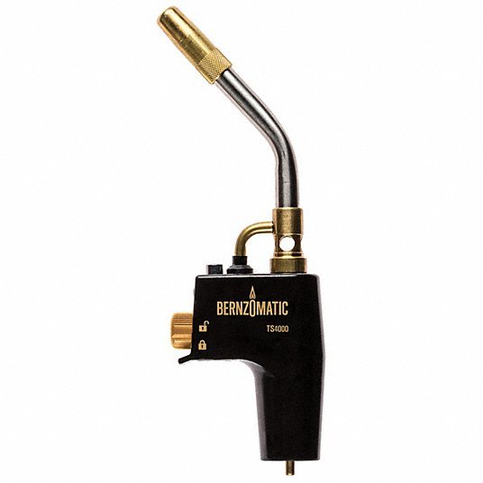 Bernzomatic TS4000 Hand Torch Swirl Flame, Instant On-Off, Preset Flam ...