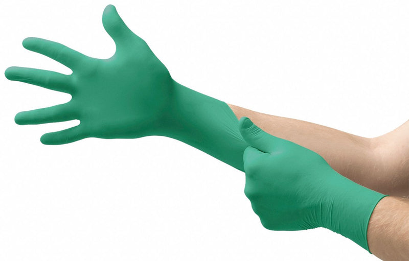 Ansell 92-600 Disposable Gloves, Chemical-Resistant/Food-Grade/Gen Purpose, S ( 7 ), 5 mil, Nitrile, 100 PK