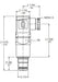 Hydac 306866 VM5D.0/V - L24 Clogging Indicator - KVM Tools Inc.KV306866