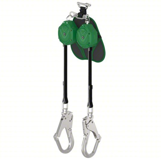 V - Shock VSLEW - 012 - PH - A Self - Retracting Lifeline 2 1/2 in Aluminum Rebar Hook Anchor, 2 legs, 6 ft Line - KVM Tools Inc.KV800RZ0