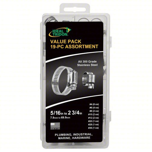 Ideal 999044674070 Tackle Box Worm Gear, Plastic Case, 301 Stainless Steel - KVM Tools Inc.KV802UL1