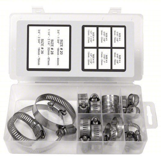 Ideal 999044674070 Tackle Box Worm Gear, Plastic Case, 301 Stainless Steel - KVM Tools Inc.KV802UL1